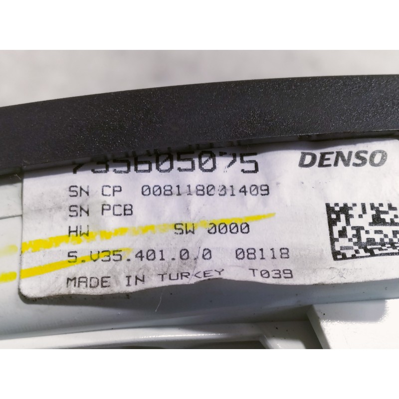 Recambio de mando calefaccion / aire acondicionado para fiat doblo ii cargo (263) furgón base referencia OEM IAM 735605075  
