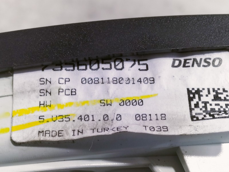 Recambio de mando calefaccion / aire acondicionado para fiat doblo ii cargo (263) furgón base referencia OEM IAM 735605075  