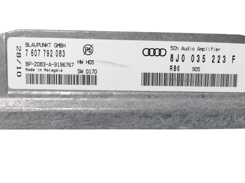 Recambio de modulo electronico para audi tt (8j3/8j9) 2.0 tfsi coupe referencia OEM IAM 8J0035223F 7607792083 