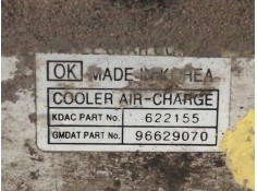 Recambio de intercooler para chevrolet captiva 2.0 vcdi lt referencia OEM IAM 96629070 622155  2