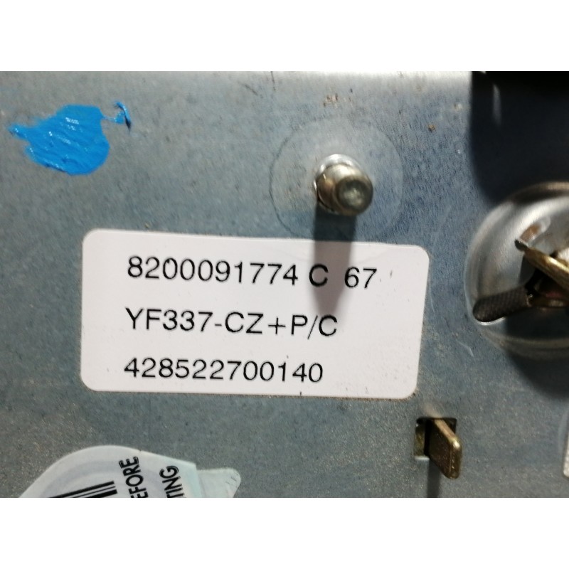 Recambio de airbag delantero derecho para renault kangoo (f/kc0) alize referencia OEM IAM 8200091774C  