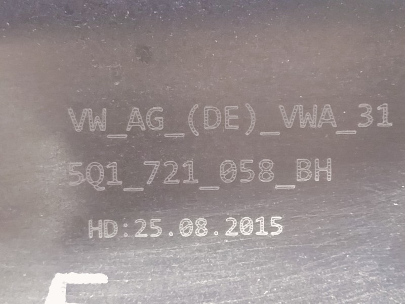 Recambio de pedal freno para volkswagen golf vii lim. (5g1) advance bluemotion referencia OEM IAM 5Q1721058BH  