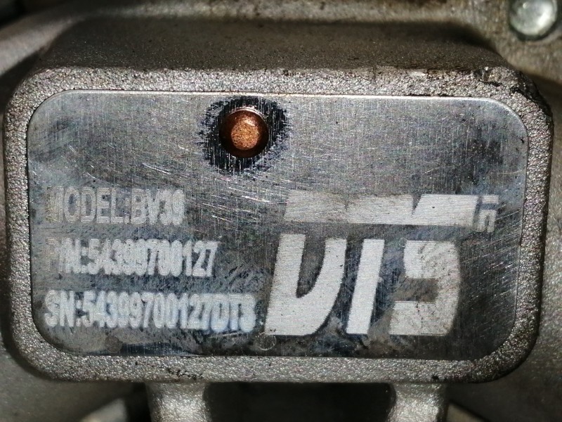 Recambio de turbocompresor para dacia duster sl audacia 4x2 referencia OEM IAM 54399700127 BV39 54399700127DTS