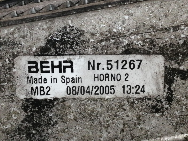 Recambio de intercooler para renault scenic ii authentique referencia OEM IAM 8200115540D 0093733 E2443 51267