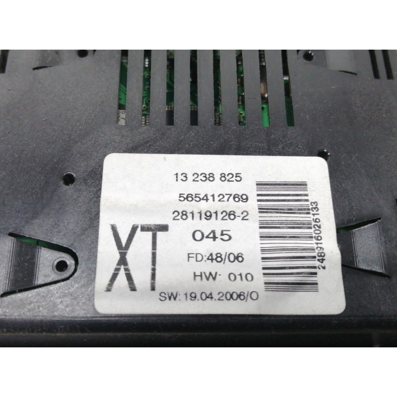 Recambio de pantalla multifuncion para opel vectra c caravan elegance referencia OEM IAM 13238825 565412769 