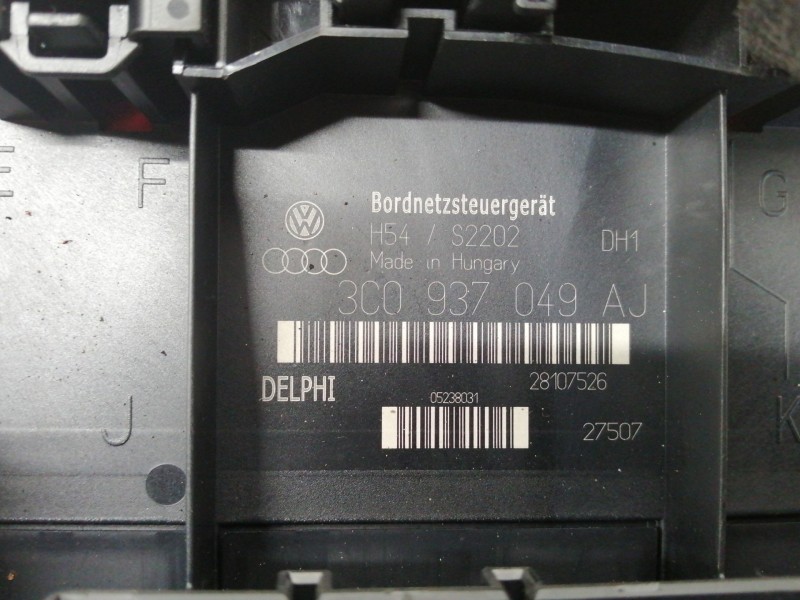 Recambio de modulo electronico para skoda octavia berlina (1z3) rs referencia OEM IAM 3C0937049AJ H54S2202 