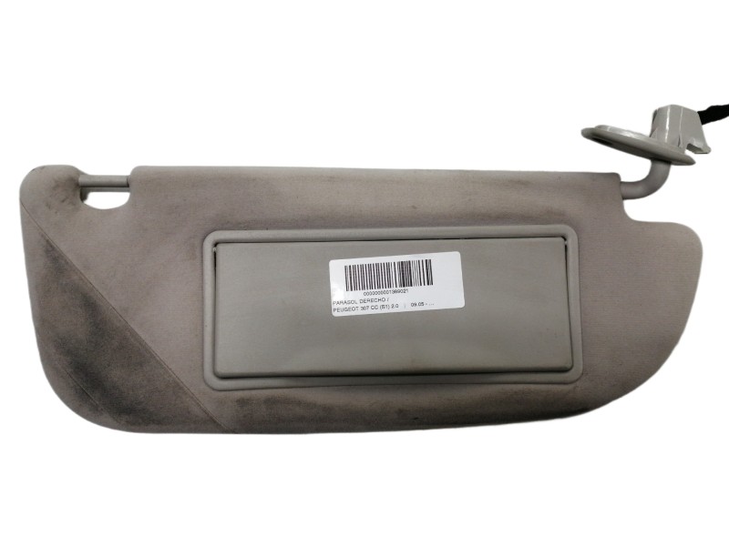 Recambio de parasol derecho para peugeot 307 cc (s1) 2.0 referencia OEM IAM   