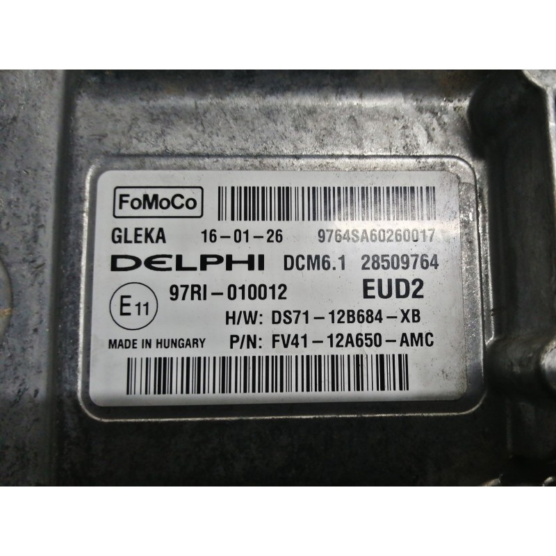 Recambio de centralita motor uce para ford kuga (cbs) trend referencia OEM IAM 28509764 9764SA60260017 - 97RI010012 