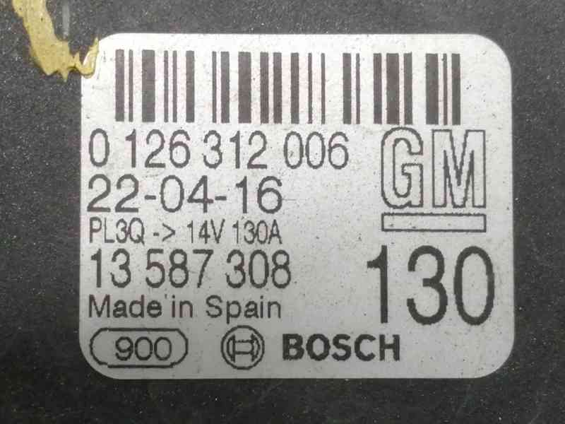 Recambio de alternador para opel astra k lim. 5türig dynamic start/stop referencia OEM IAM 0126312006 13587308 
