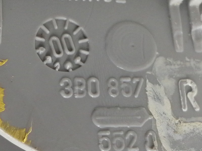 Recambio de parasol derecho para seat toledo (1m2) signo referencia OEM IAM 3B0857  