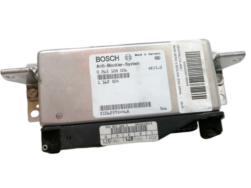 Recambio de centralita abs para bmw serie 5 berlina (e34) 525tds referencia OEM IAM 0265108006 1162504 