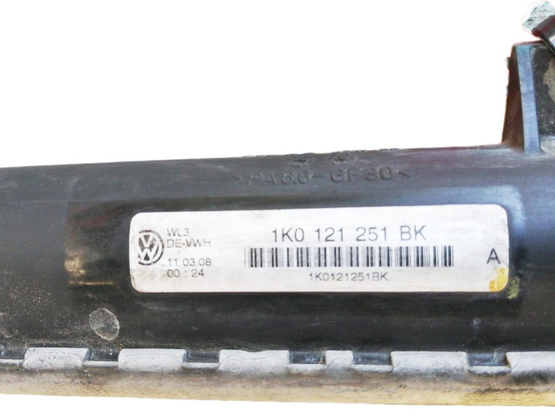 Recambio de radiador agua para audi a3 (8p) 2.0 tdi referencia OEM IAM 1K0121251 1K0121251BK 