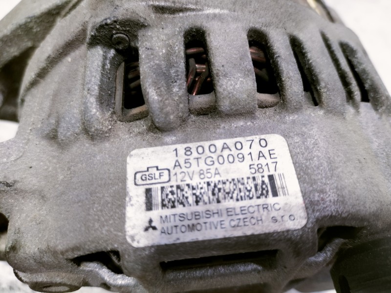 Recambio de alternador para mitsubishi colt berlina 5 (z30a) 1.3 atlantis referencia OEM IAM 1800A070 A5TG0091AE 