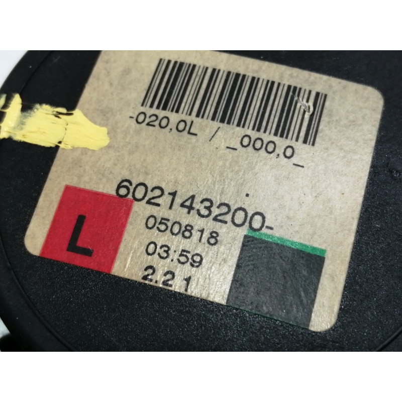 Recambio de cinturon seguridad trasero izquierdo para opel astra gtc 1.9 cdti referencia OEM IAM 602143200 13155548 / 13128014 6