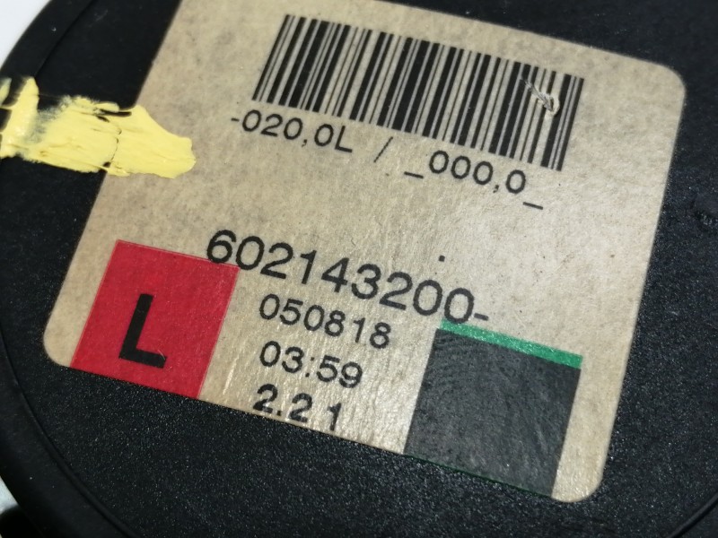 Recambio de cinturon seguridad trasero izquierdo para opel astra gtc 1.9 cdti referencia OEM IAM 602143200 13155548 / 13128014 6