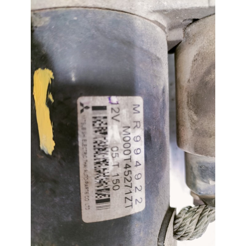 Recambio de motor arranque para mitsubishi colt berlina 5 (z30a) 1.3 atlantis referencia OEM IAM MR994922 M000T45271ZT 2 CABLES 