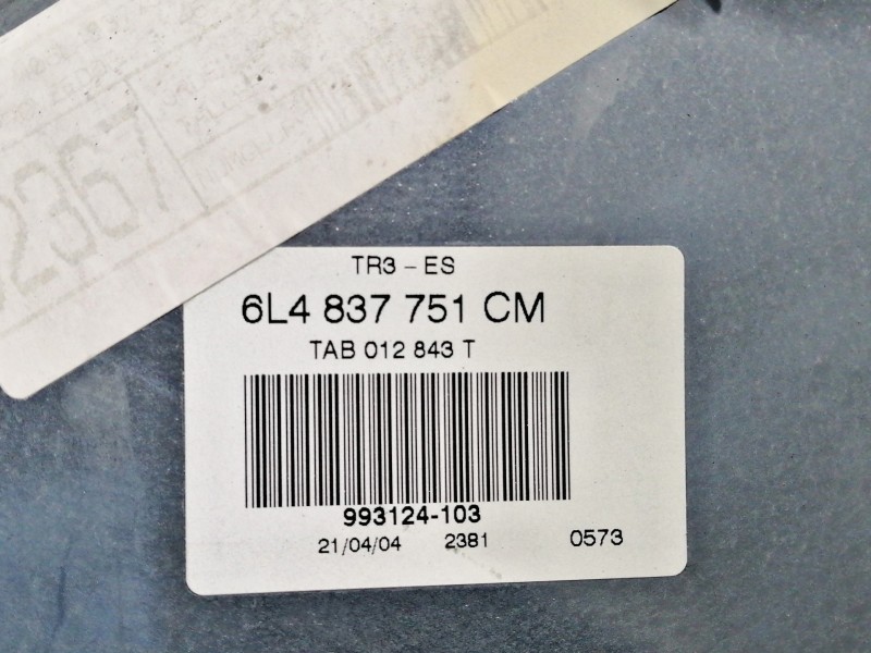 Recambio de elevalunas delantero izquierdo para seat ibiza (6l1) cool referencia OEM IAM 6L4837751CM TAB012843T ELECTRICO 993124