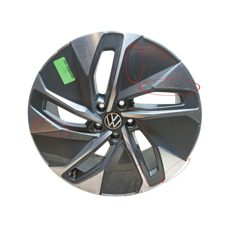 Recambio de llanta para volkswagen id.4 (e21) performance referencia OEM IAM 11A601025MNQ9 8Jx19 11A601025M