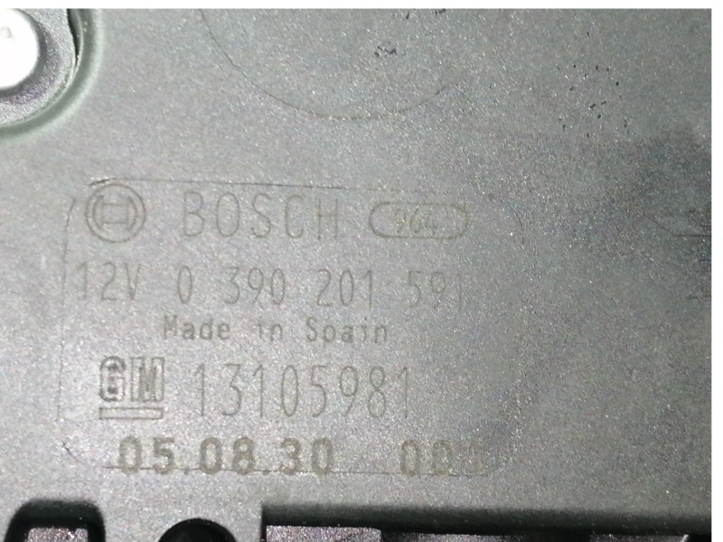 Recambio de motor limpia trasero para opel astra gtc 1.9 cdti referencia OEM IAM 0390201591 13105981 