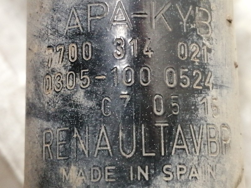 Recambio de amortiguador delantero izquierdo para nissan kubistar (x76) pro (l1) referencia OEM IAM 7700314021 03051000524 
