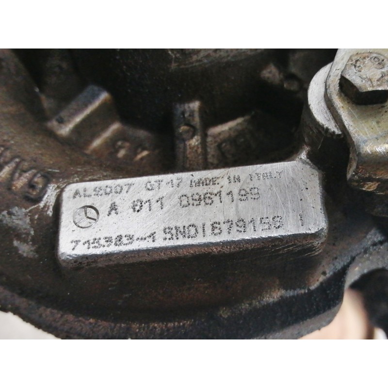Recambio de turbocompresor para mercedes-benz vito (w638) caja cerrada 108 cdi  (638.094) referencia OEM IAM A0110961199  