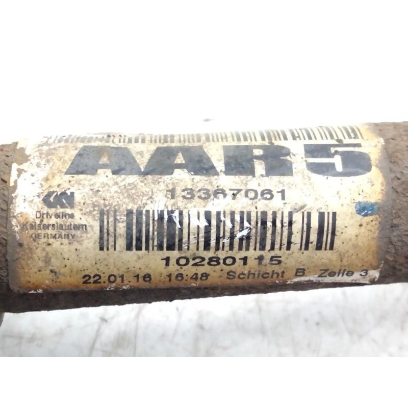 Recambio de transmision delantera izquierda para opel astra k lim. 5türig dynamic start/stop referencia OEM IAM 13367061 1028011