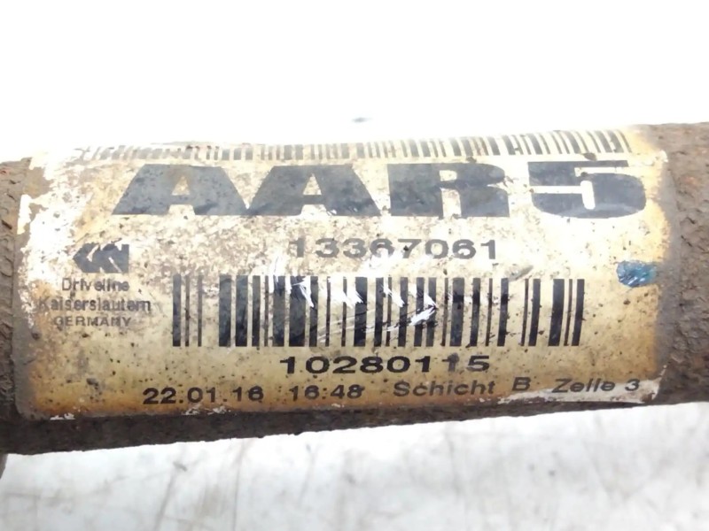 Recambio de transmision delantera izquierda para opel astra k lim. 5türig dynamic start/stop referencia OEM IAM 13367061 1028011