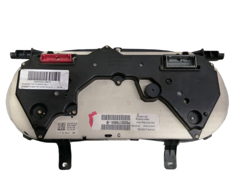 Recambio de cuadro instrumentos para nissan kubistar (x76) pro (l1) referencia OEM IAM 216501761 P8200176654B 281140794 