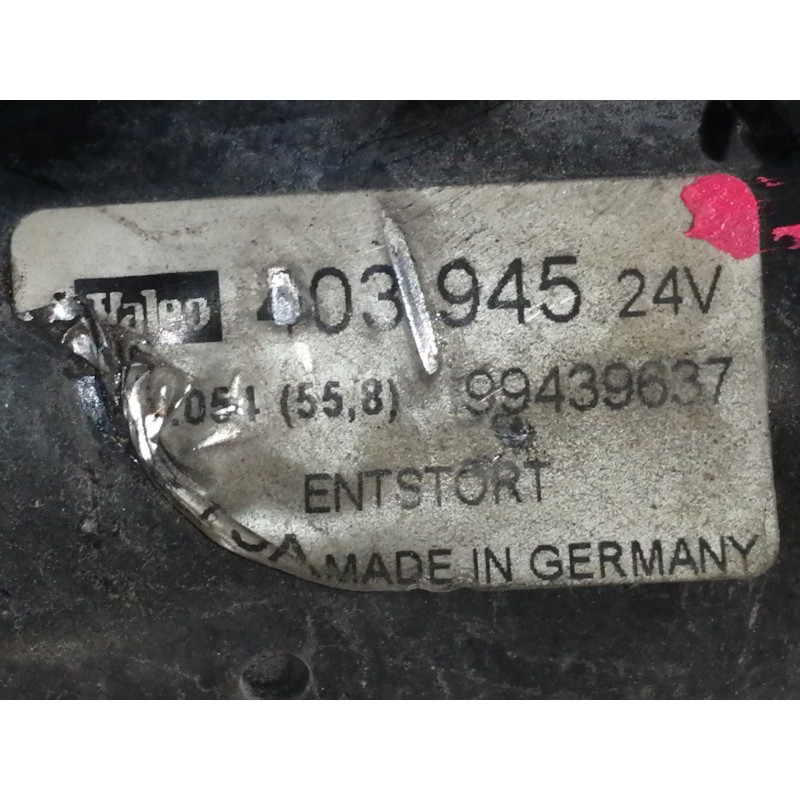 Recambio de motor limpia delantero para iveco camion 60e12 lm3c6012 referencia OEM IAM 403945 99439637 2996404 