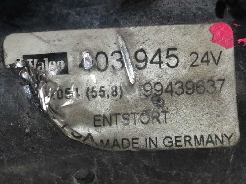 Recambio de motor limpia delantero para iveco camion 60e12 lm3c6012 referencia OEM IAM 403945 99439637 2996404 