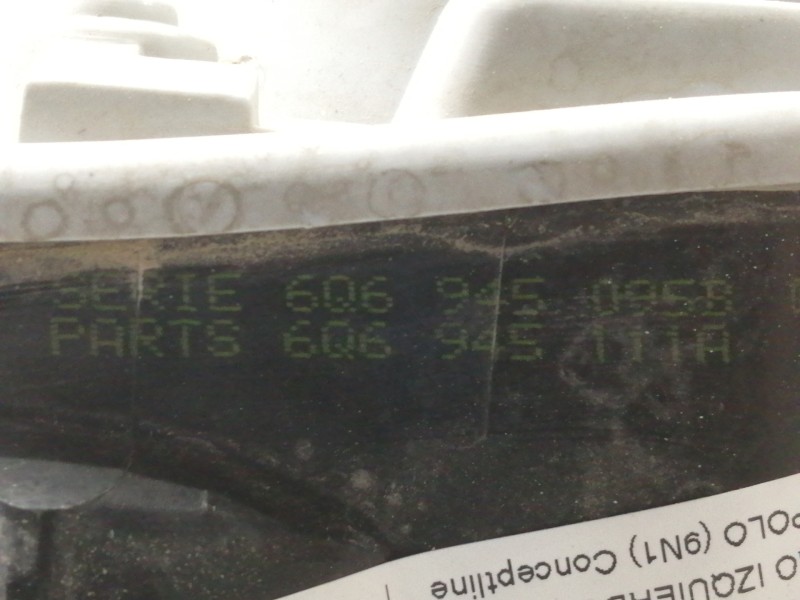 Recambio de piloto trasero izquierdo para volkswagen polo (9n1) conceptline referencia OEM IAM 6Q6945257A 6Q6945111A 6Q6945095B 