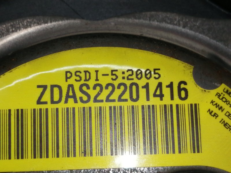 Recambio de airbag delantero izquierdo para bmw serie 1 berlina (e81/e87) 116i referencia OEM IAM 305166199001AB 336763082039 ZD