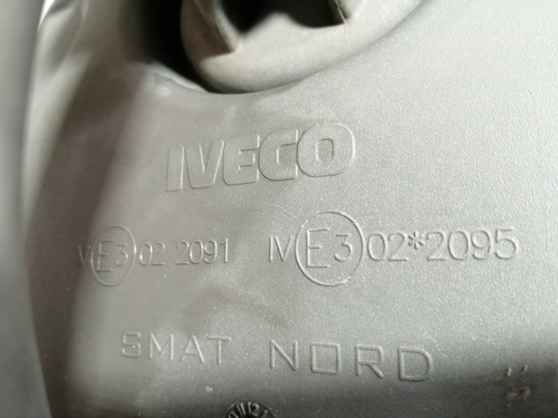 Recambio de retrovisor derecho para iveco camion 60e12 lm3c6012 referencia OEM IAM 99457476 E3022091 E3022095 E335433 MANUAL