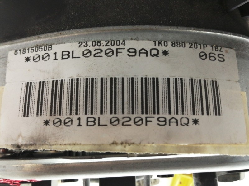 Recambio de airbag delantero izquierdo para volkswagen golf v berlina (1k1) highline referencia OEM IAM 1K0880201P 51815050B 001