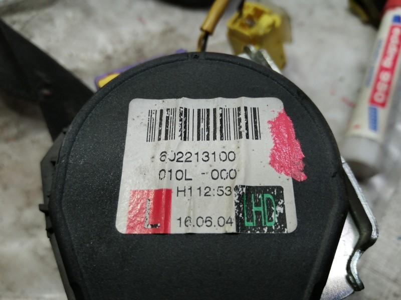 Recambio de cinturon seguridad delantero izquierdo para volkswagen golf v berlina (1k1) highline referencia OEM IAM 602213100  