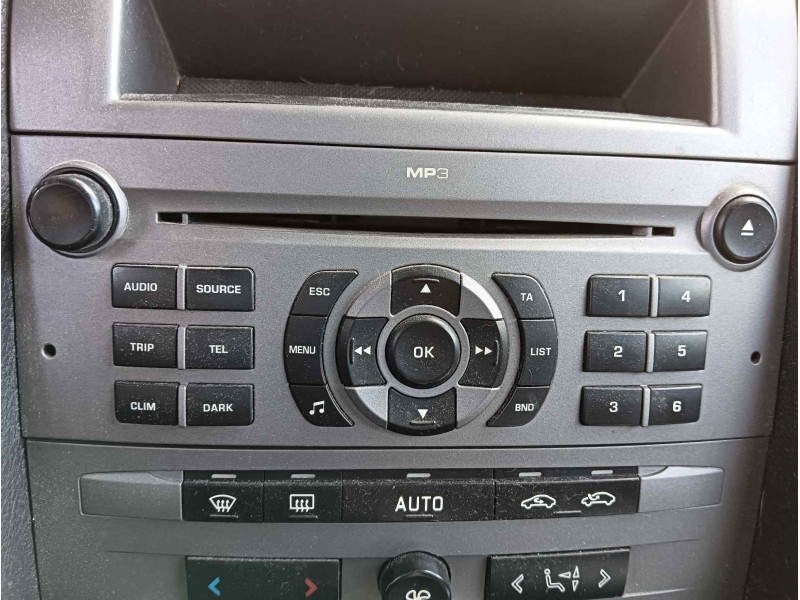 Recambio de sistema audio / radio cd para peugeot 407 sr confort referencia OEM IAM 9660647677 7645113693 