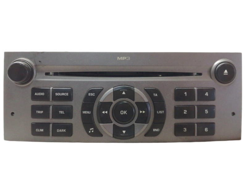 Recambio de sistema audio / radio cd para peugeot 407 sr confort referencia OEM IAM 9660647677 7645113693 