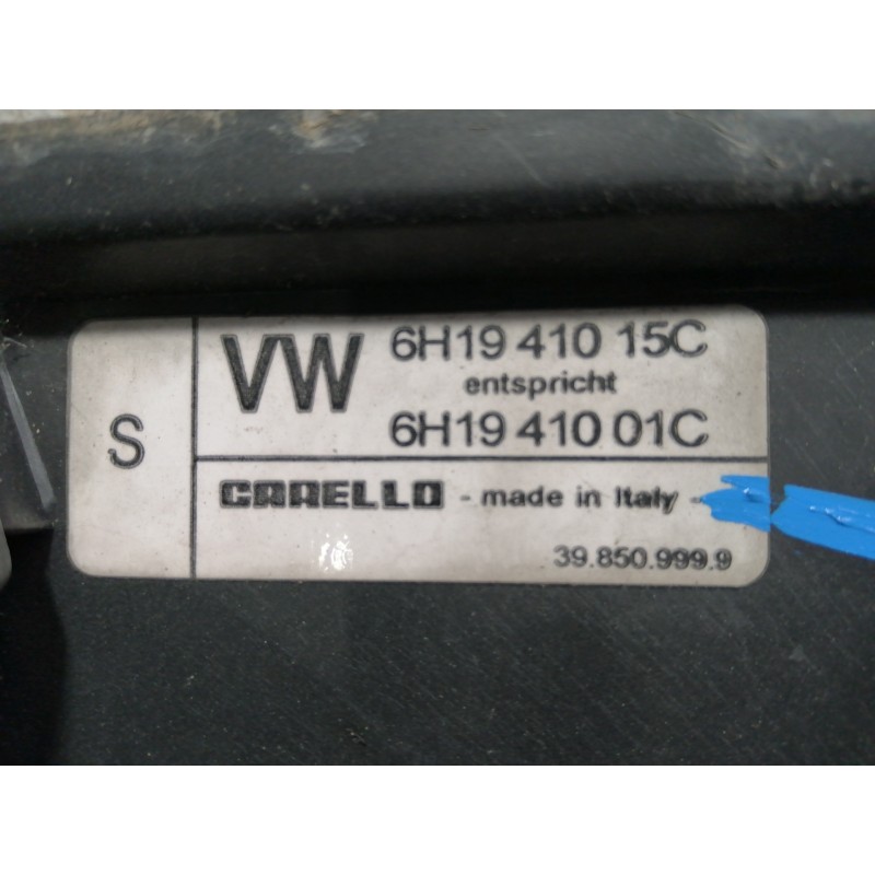 Recambio de faro izquierdo para seat arosa (6h1) select referencia OEM IAM 6H1941015C 6H1941015 / 6H1941001 6H1941001C