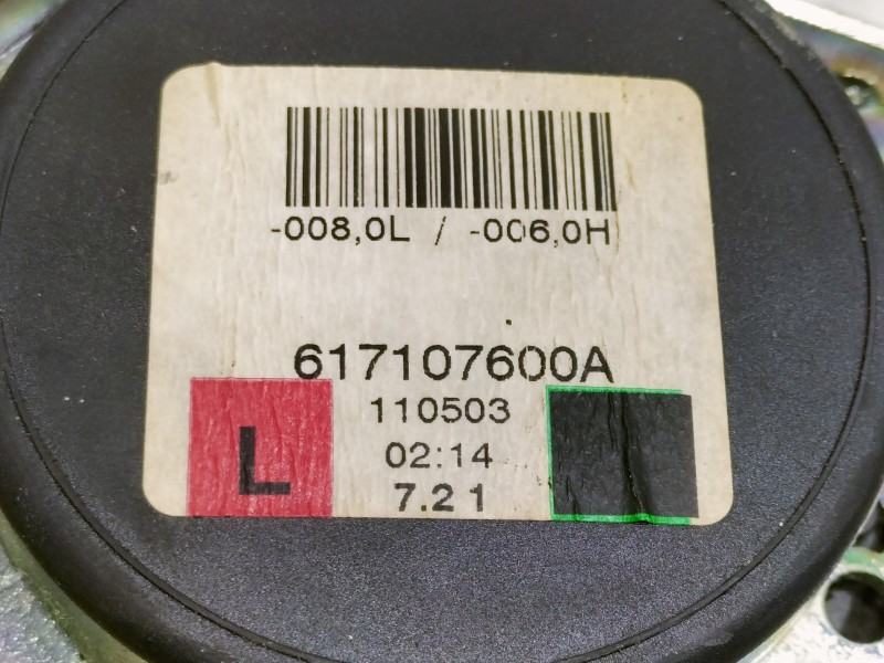 Recambio de cinturon seguridad delantero izquierdo para opel corsa d cmon referencia OEM IAM 13290236 197683 13288325 