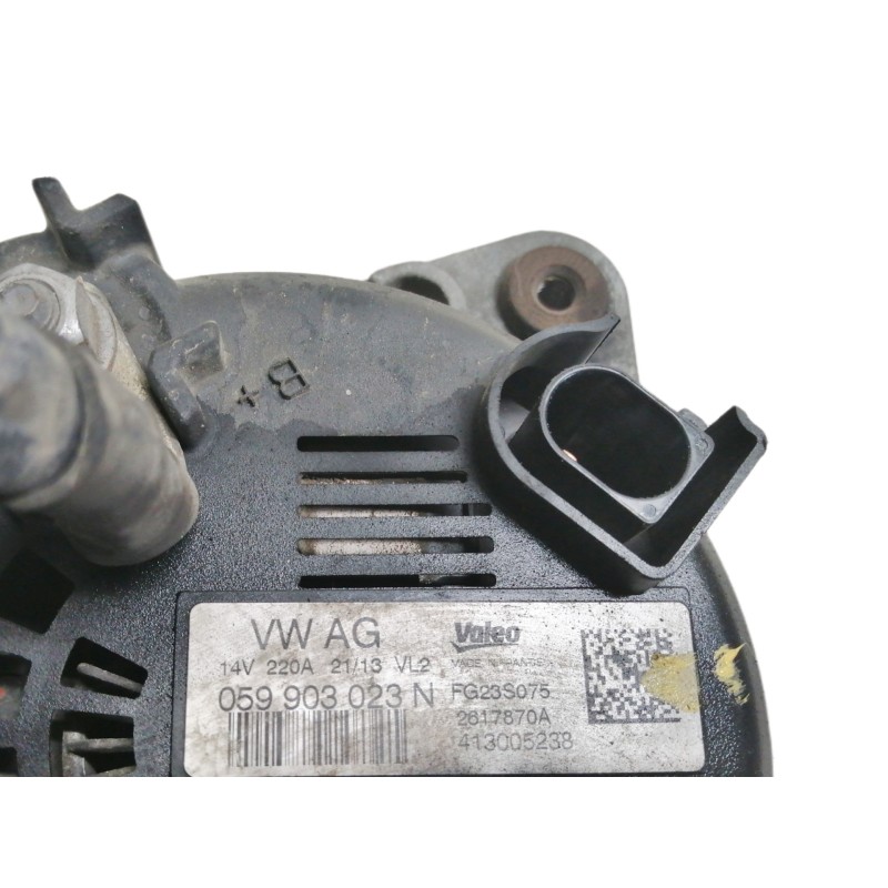 Recambio de alternador para volkswagen touareg (7p5) v6 tdi bluemotion referencia OEM IAM 059903023 2617870A FG23S075 059903023 
