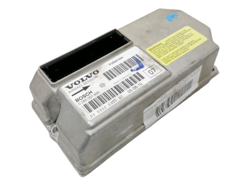 Recambio de centralita airbag para volvo s60 berlina 2.4 d referencia OEM IAM 0285001655 P30667469 0502220304