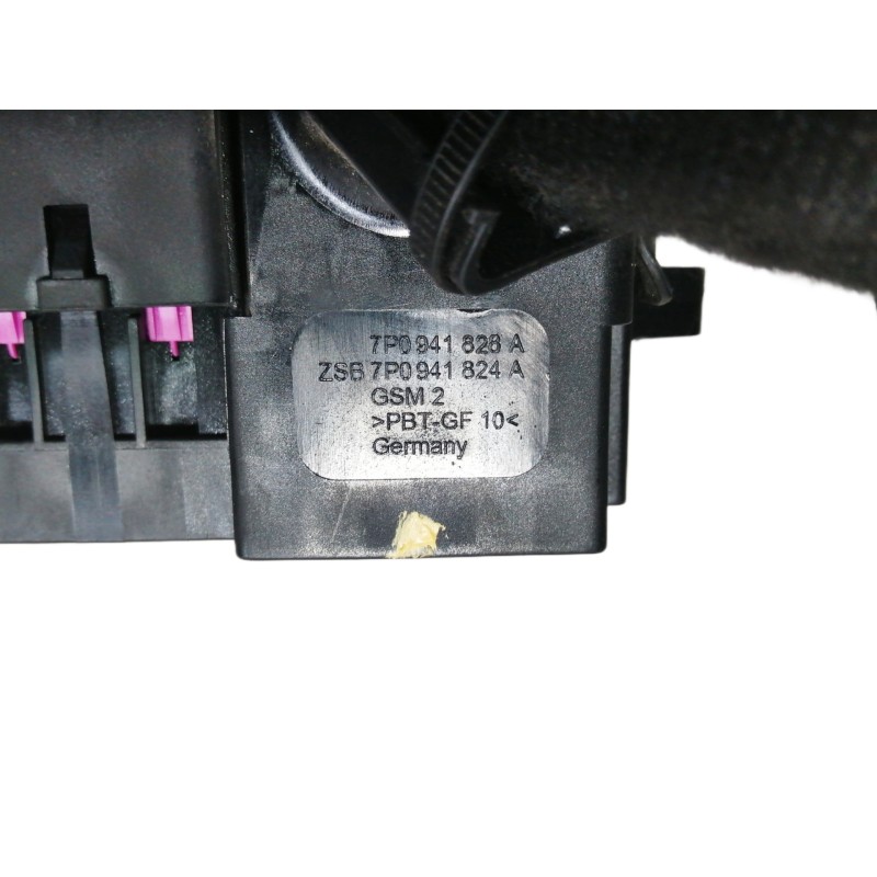 Recambio de caja reles / fusibles para volkswagen touareg (7p5) v6 tdi bluemotion referencia OEM IAM 7P0941828A 7P0941824A 