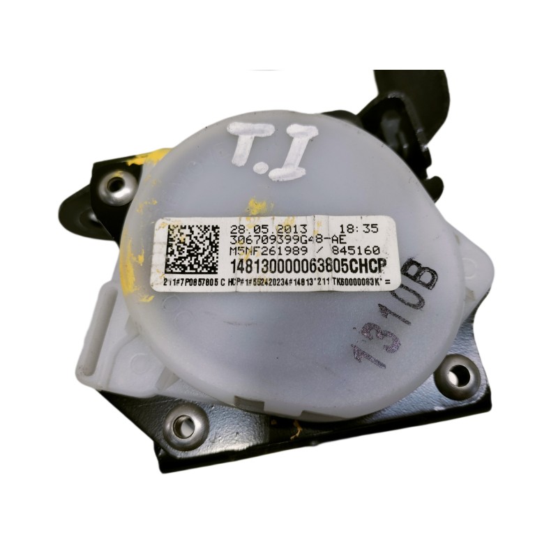 Recambio de cinturon seguridad trasero izquierdo para volkswagen touareg (7p5) v6 tdi bluemotion referencia OEM IAM 7P0857805C  