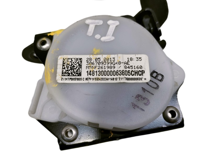 Recambio de cinturon seguridad trasero izquierdo para volkswagen touareg (7p5) v6 tdi bluemotion referencia OEM IAM 7P0857805C  
