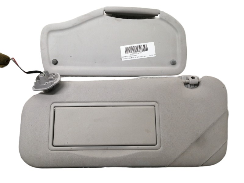 Recambio de parasol izquierdo para citroën c5 berlina 2.2 hdi vivace referencia OEM IAM 8143HL 8143NQ 