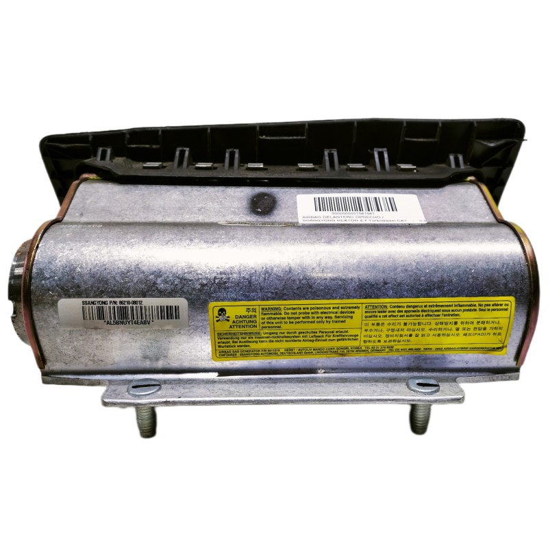 Recambio de airbag delantero derecho para ssangyong rexton 2.7 turbodiesel cat referencia OEM IAM 8621008012 SWRT4EY4045 