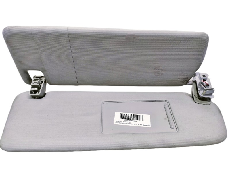 Recambio de parasol derecho para volkswagen touareg (7p5) v6 tdi bluemotion referencia OEM IAM 7P0857552D  