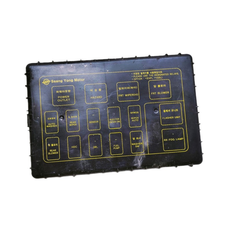 Recambio de caja reles / fusibles para ssangyong rexton 2.7 turbodiesel cat referencia OEM IAM  0210108E50 