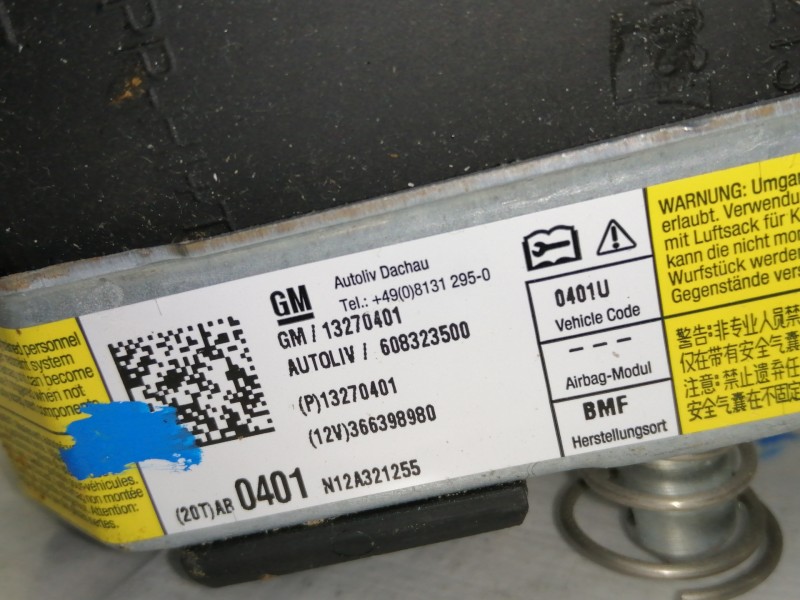 Recambio de airbag delantero izquierdo para opel insignia sports tourer 2.0 16v cdti referencia OEM IAM 13270401 608323500 