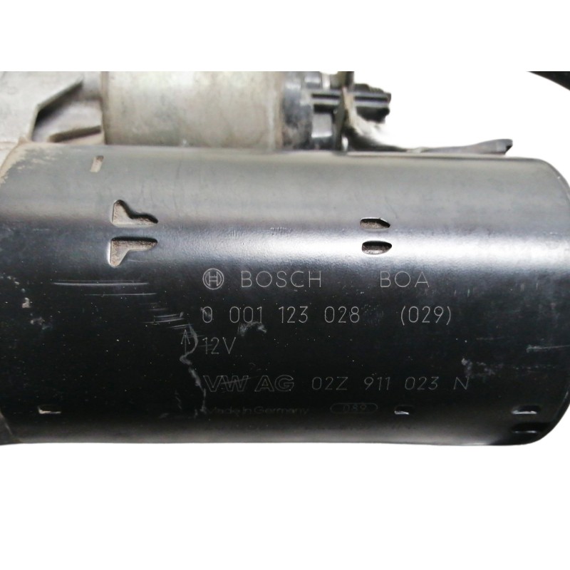 Recambio de motor arranque para volkswagen caddy ka/kb (2c) comfortline referencia OEM IAM 0001123028 02Z911023N 